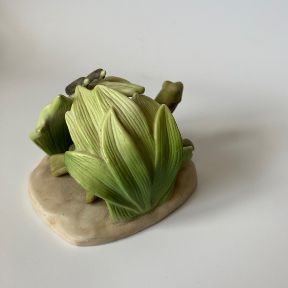 Woodland Surprises TURTLE by Franklin Porcelain Vintage Dated 1984 Collectible - Picture 4 of 8